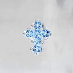 - Brooch Karen -  - Laiton argenté